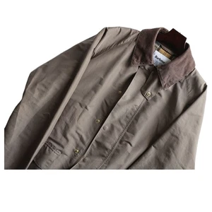 Barbour x EDIFICE Long Coat Size 40 Light Brown Corduroy Collar Urban Model F/S - Picture 1 of 10