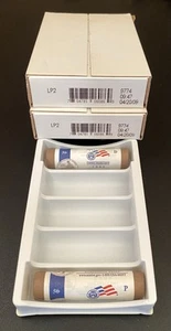 2009 LP2 Abe Lincoln 1 Cent Münzrollen P&D Lot von 4 OGP eine versiegelt, eine geöffnet - Bild 1 von 5