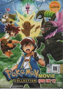 DVD Anime Pokemon The Movie Collection ( 26 in 1 ) English Subtitle - Imagen 1 de 2