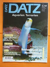 DATZ Heft 11/97 Aquarien Terrarien / Ruderfußkrebse,Buntbarsche,Bodengrund,Recht