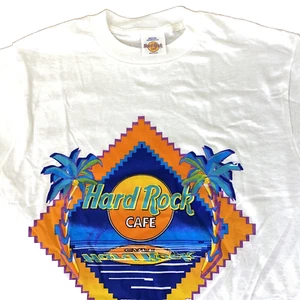 Hard Rock Cafe St Thomas Mens Womens Size Medium Vintage 90s White T Shirt - Picture 1 of 9