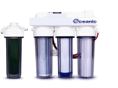Oceanic 5 Stage RODI Aquarium Reef Reverse Osmosis Water Filtration System 0 TDS - Image 1 of 4