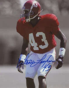 Antonio Langham signiertes Auto UA Alabama Crimson Tide 8 x 10 Spotlight Foto - Beweis - Bild 1 von 2