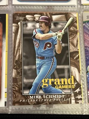 2024 Topps Series 1 - Grand Gamers #GOG-5 Mike Schmidt - Image 1 of 2