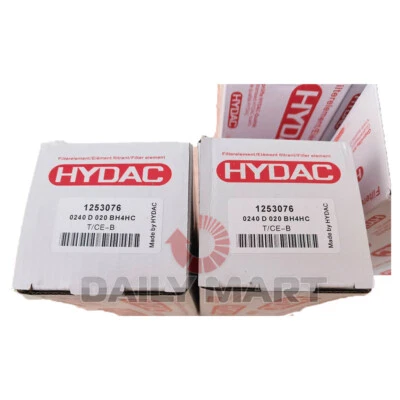 New In Box HYDAC 1253076 0240 D 020 BH4HC Filter Element - Image 1 of 2
