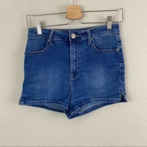 BDG Mid Tone Denim Super Hi Rise Spade Pin Up denim Shorts 27 - Picture 1 of 10