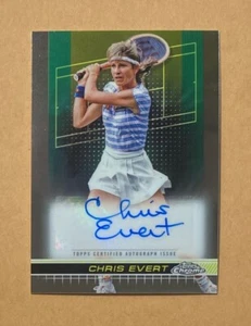 Tenis cromado Topps 2024 #TCA-CET Chris Evert autógrafo II SP automático - Imagen 1 de 2