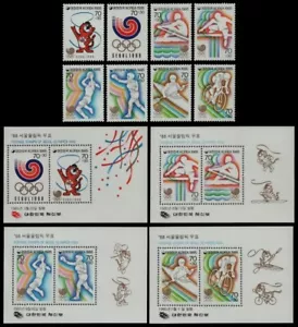 Corea 1985 ** - MNH - 4 edizioni - Olimpiadi Seoul - Foto 1 di 1