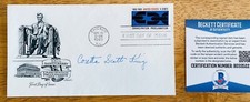 Coretta Scott King Signed Autographed First Day Cover BAS Beckett Martin Luther