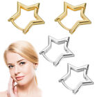 Gold Star Hoop Earrings (2 Pairs) for Cartilage & Cherry Design