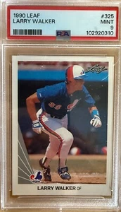 1990 Leaf Larry Walker PSA 9 - Bild 1 von 2