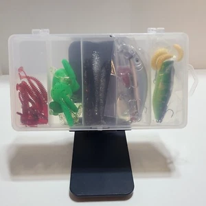84 Piece Fishing Lures with Case for Salt and Fresh Water Fish Species. NEW - Picture 1 of 16