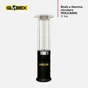 STUFA A GAS DA ESTERNO GOBLEX 11 KW TERMOPATIO NERO FUNGO BAR RISTORANTE - Foto 1 di 4