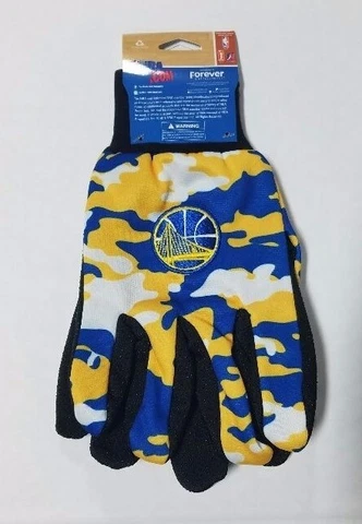 Golden State Warriors Camouflage Sports Utility Gloves Work gardening NEW CAMO Cover