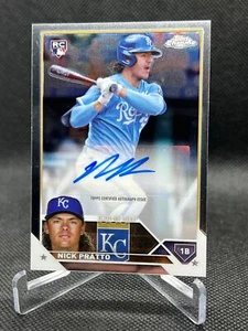 Aggiornamento Topps Chrome 2023 NICK PRATTO AUTO ROYALS RC AC-NP - Foto 1 di 2