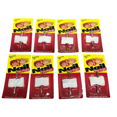 Nail Thru Finger Prank Toy Penetrating Wit Loftus International LOT of 8 Vintage Foto 1 de 4