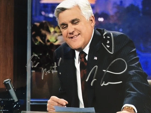 Jay Leno Signed Autographed 8x10 Photo The Late Show Cars Movie Auto Picture Cover