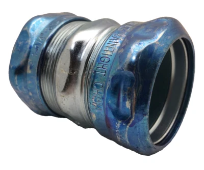 664SRT TOPAZ 1-1/4 INCH STEEL EMT COMPRESSION COUPLING RAINTIGHT - Imagem 1 de 4