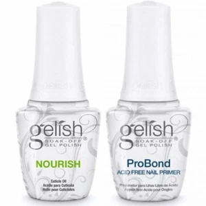 Harmony Probond Acid Free Nail Primer + Nourish Cuticle Oil Duo - Picture 1 of 1