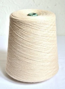 Hilos italianos de lana merino, cono de 3,5 lb / 1600 gramos - Imagen 1 de 3
