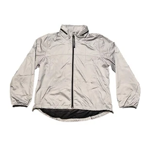 Calvin Klein Womens Repel Protect Hooded Light Windbreaker Gray Sz XL - Picture 1 of 13