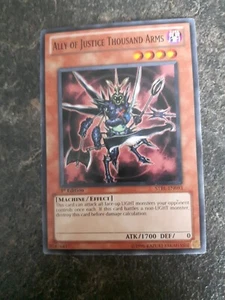 Ally Of Justice Thousand Arms Effect 1st Edition YuGiOh Card STBL-093 - Foto 1 di 2