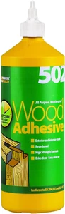 502 All Purpose Waterproof PVA Based Wood Adhesive - 1 Litre - Picture 1 of 12