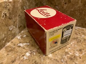 Empty box for 11232 Leica Leitz Macro-Elmar-R F4/100mm Lens “w/Its Foam Inserts”