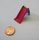 LITTLE TIKES Miniature RED & BLUE PLAYGROUND SLIDE Dollhouse Mini Replica