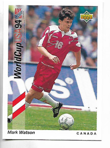 1993 Upper Deck World Cup Mark Watson Card