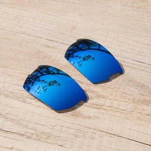 New Walleva Ice Blue Mr.Shield Polarized Replacement Lenses for Wiley X Valor - Picture 1 of 6