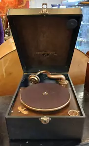 1930er Columbia Viva-Tonal Grafonola 201 tragbares Grammophon ohne - Bild 1 von 10