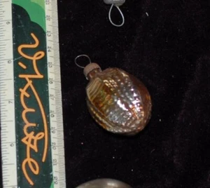 002 Vintage Soviet Russian Christmas Glass Decoration Yellow Berry 1970s-1980s - Picture 1 of 1