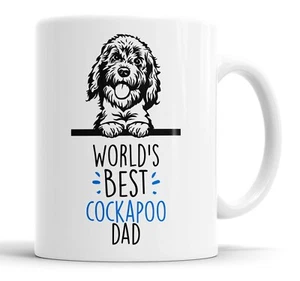 Cockapoo Mug World's Best Dad Mug Dog Dad Cup Friend Funny Gift Cockerpoo - Picture 1 of 1
