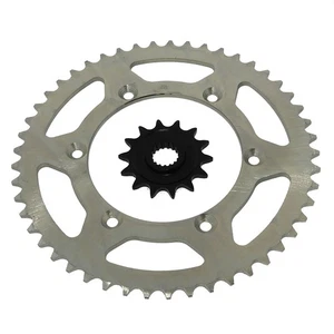 14T Front Sprocket and 49T Rear Silver Sprocket fits Suzuki RM-X450Z 2010 - Picture 1 of 5