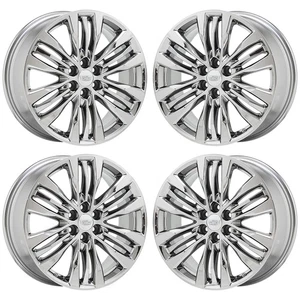 20" Cadillac XT5 Bright Chrome wheels rims Factory OEM 4801 EXCHANGE - Picture 1 of 8