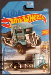 Hot Wheels Fast-Bed Hauler HW Metro 5/10 DMG Karte - Bild 1 von 7