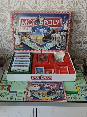 Monopoly Kent 2004 Limited Edition Board Game 100% Complete Excellent Condition  - Image 1 of 4