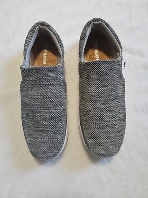 Zapatos sin cordones Steve Madden Harvee de lona gris para hombre talla 12 Foto 1 de 4