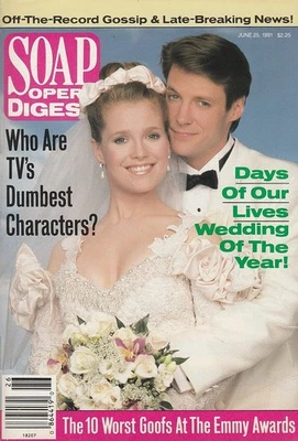 Soap Opera Digest June 25, 1991 MATT ASHFORD-MELISSA REEVES-RICK HEARST-WYNDHAM - Image 1 of 4