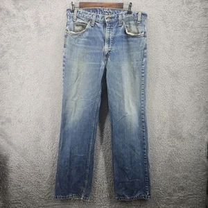 Jeans Levis uomo 34x31 blu Levis 517 bootcut linguetta arancione vintage USA 40517-0215 - Foto 1 di 15