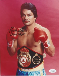 Roberto Duran Signed Glossy Color 8X10 - WBA & WBC Champion - JSA Authenticated - Picture 1 of 3