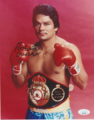 Roberto Duran Signed Glossy Color 8X10 - WBA & WBC Champion - JSA Authenticated - Image 1 of 3