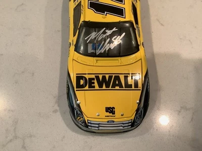 MATT KENSETH AUTOGRAPHED 2007 FORD FUSION DEWALT DIECAST & AUTOGRAPHED CARD - Image 1 of 4