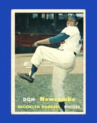 1957 Topps Set-Break #130 Don Newcombe en muy buen estado-en muy buen estado *GMCARDS* Foto 1 de 2