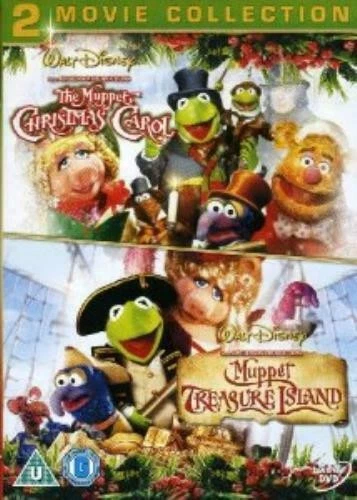Walt Disney The Muppet Christmas Carol/treasure Island 2 Movie DVD Collection