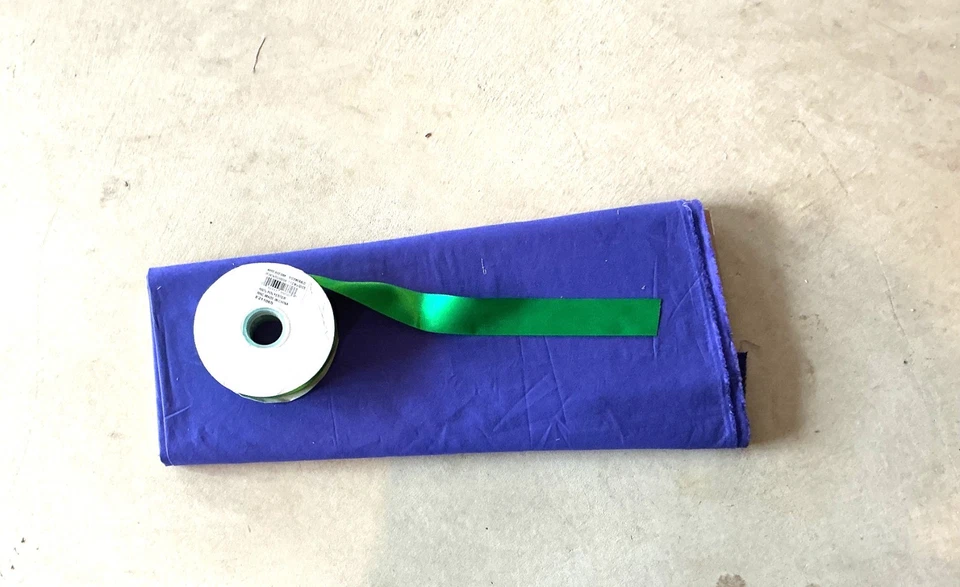 double sided emerald green satin poly ribbon 1-1/2 in 50  yd bolt - Image 1 of 1