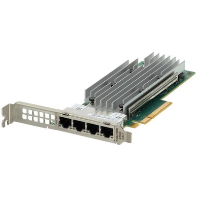 Dell Qlogic QL41164HFRJ Quad Port 10GbE RJ-45 10GBase-T Network Card 33M0K - Image 1 of 4