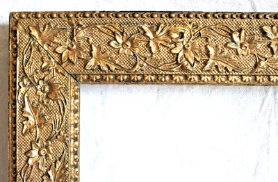 АНТИКВАРНАЯ ВИКТОРИАНСКАЯ РАМКА ДЛЯ КАРТИН 10 X 12 ПОЗОЛОТА ДЕКОРАТИВНОЕ ХУДОЖЕСТВЕННОЕ ДЕРЕВО - Изображение 1 из 4