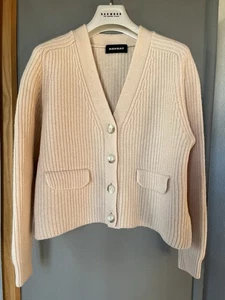 Kurzer Rippstrick-Cardigan von Repeat, Gr. 36 - Bild 1 von 8
